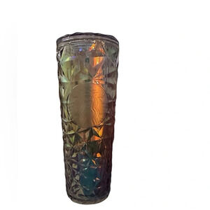 Starbucks Christmas Holiday 2023 White Clear Diamond Iridescent Venti Tumbler